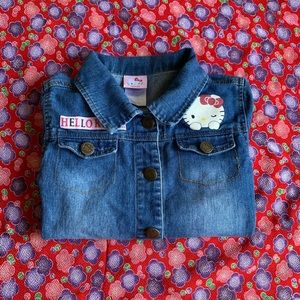 Hello kitty denim jackets